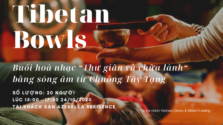 Liệu trình chữa lành bằng sóng âm chuông Tây Tạng