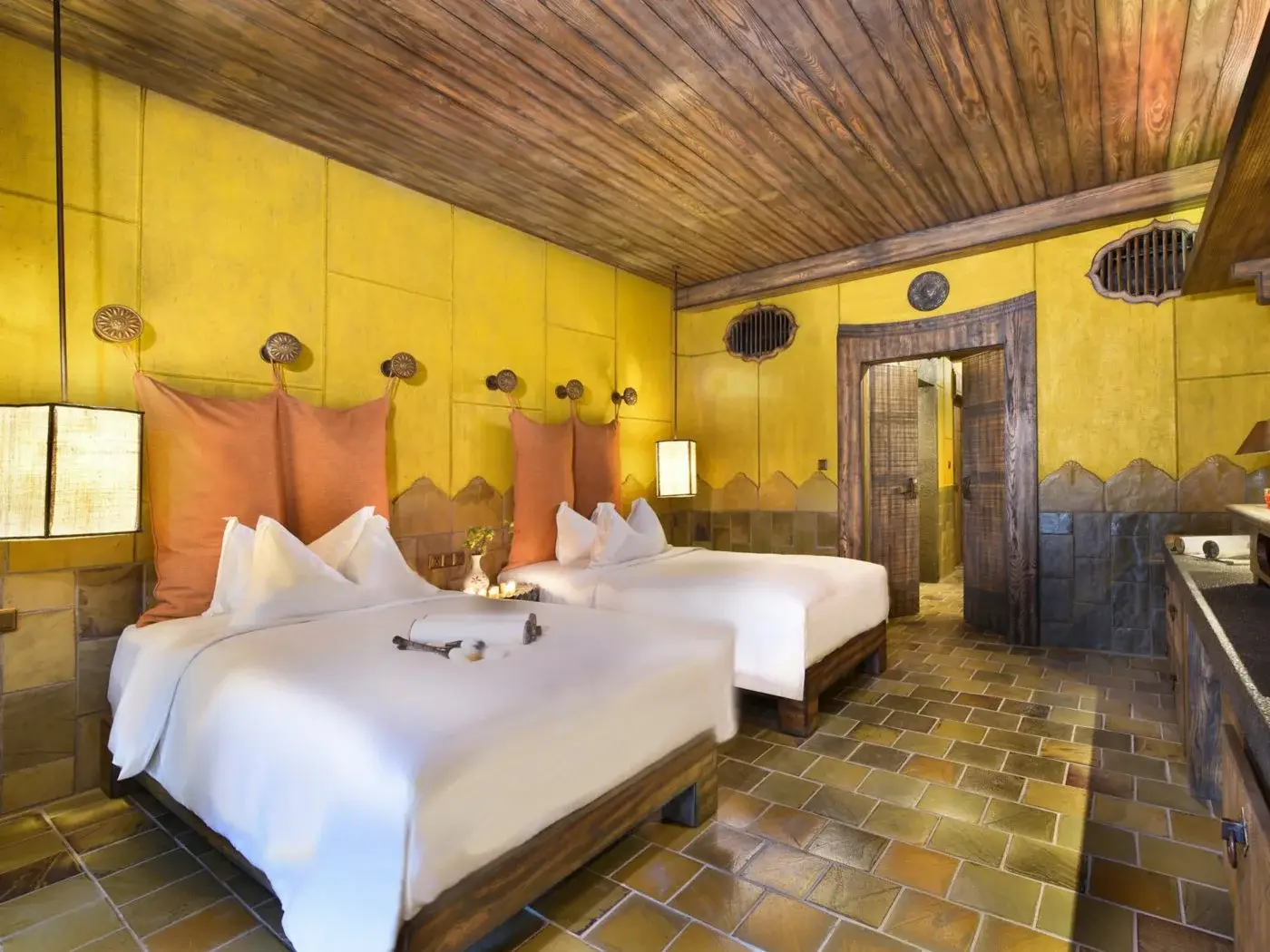 Official MGallery photograph of a Superior Twin Room at Legacy Yên Tử